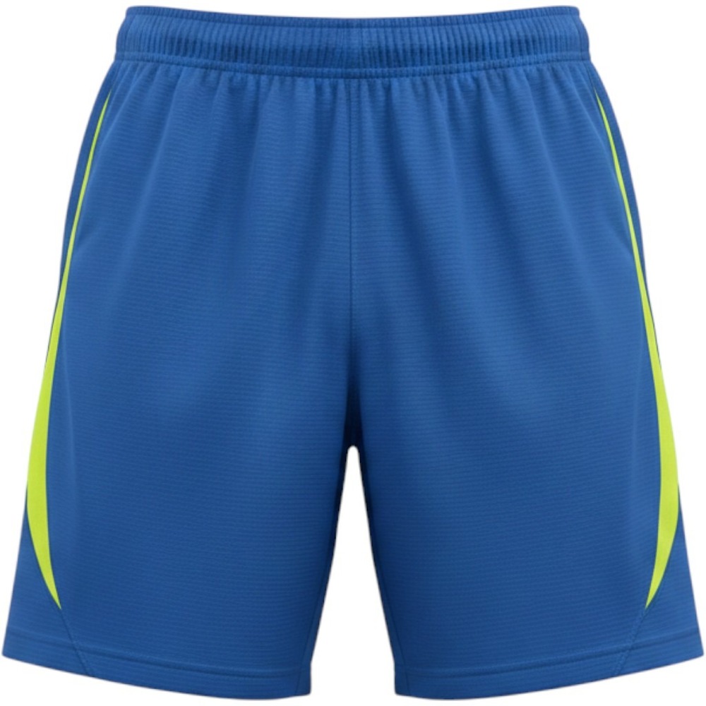Nike Athletic Shorts Mens XL Blue Neon Yellow Basketball Training Gym Workout